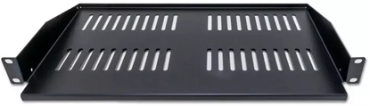 Изображение Szafa XtendLan 19" przesunita póka z perforacj 1U/280mm, nosno 25kg, czarny