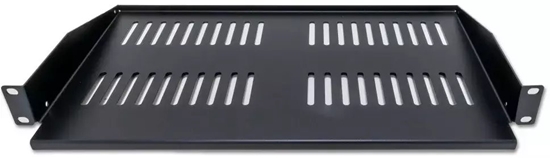 Изображение Szafa XtendLan 19" przesunita póka z perforacj 1U/280mm, nosno 25kg, czarny
