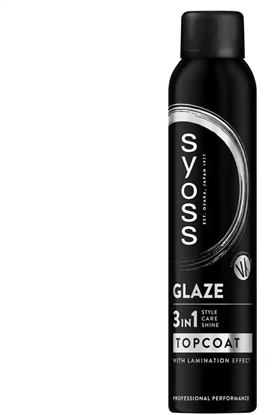 Изображение Taft SYOSS_Glaze Topcoat spray do wosów 3in1 200ml