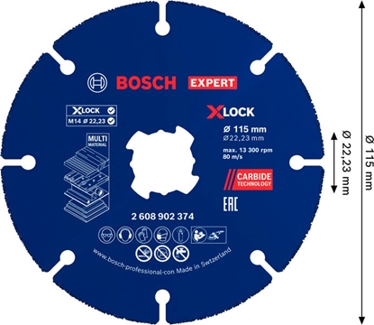 Attēls no Tarcza tnca RB  10pc CMW X-LOCK