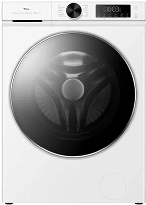 Attēls no TCL Washing machine | FP0944WA0 | Energy efficiency class A | Front loading | Washing capacity 9 kg | 1400 RPM | Depth 56 cm | Width 60 cm | Display | LED | Steam function | White