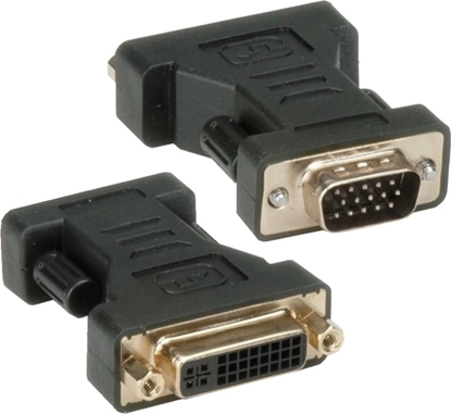 Изображение Techly DVI - VGA F/M DVI-I Melns