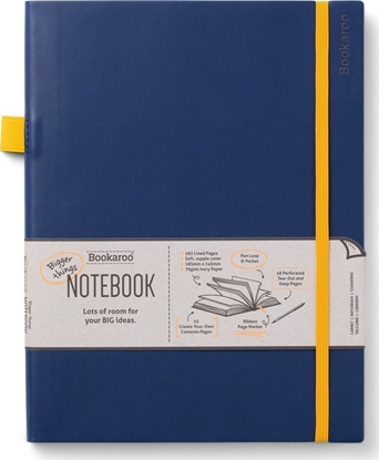 Attēls no Teka Bookaroo Notatnik Journal duy - Granatowy