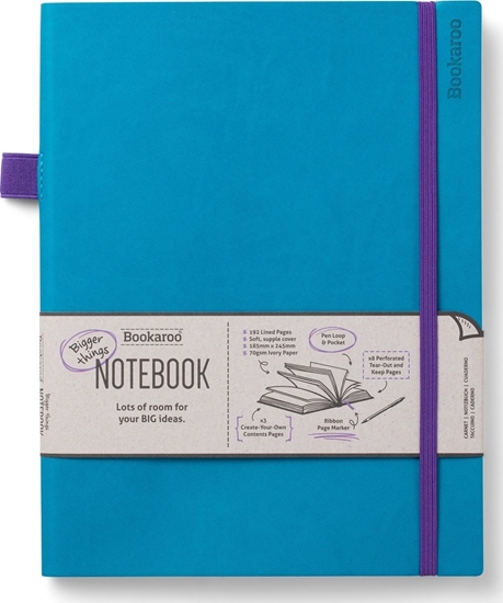 Picture of Teka Bookaroo Notatnik Journal duy - Turkusowy