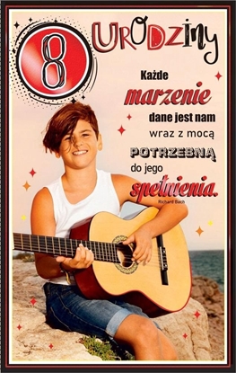 Изображение Teka Kartka okoliczno¶ciowa Urodziny 8 chopiec