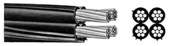 Изображение Tele-Fonika Przewód samonony ASXSN 4x25 1KV 1m G-011333