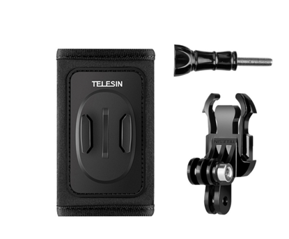 Picture of Telesin backpack strap mount with J-hook mount for GoPro/Osmo Action (GP-BPM-003)