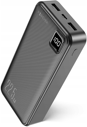 Attēls no TelForceOne Forever power bank TB-300L PD QC 22,5W 20000 mAh czarny