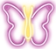 Picture of TelForceOne Neon LED MOTYL róowy NNE03 Neolia