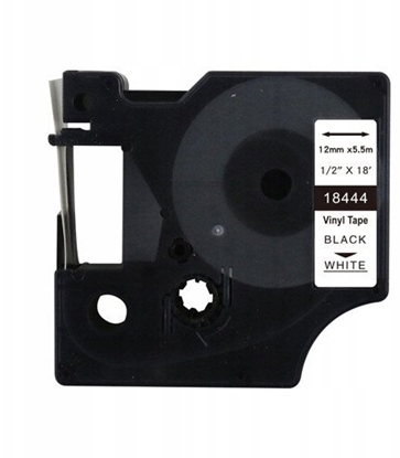 Изображение TelForceOne Tama winylowa DYMO D1 18444 12mm x 5.5m S0718600 zamiennik