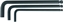 Изображение Teng Tools Klucz imbusowy hex typ L 1,5mm z kulk (122690100)