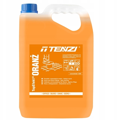 Attēls no Tenzi Neutralny pyn do mycia posadzek TENZI, Topefekt, zapach pomaraczy, Oran, 5l