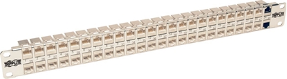 Attēls no Terminal sieciowy Eaton Eaton Tripp Lite Series 48-Port Cat6a Patch Panel Rackmount Shielded Feedthrough RJ45 1U - Patch Panel - CAT 6a - STP - RJ-45 X 48 - 1U - 48.3 cm (19") - TAA-konform