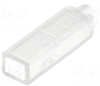 Изображение Terminals cover; female; for push-on 2,8mm connectors; ways: 1