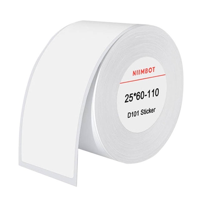 Attēls no NIIMBOT Thermal labels Niimbot stickers 25x60 mm, 110 pcs (White)