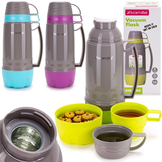 Изображение Thermos with glass insert 1.0 L, 2080, KAMILLE