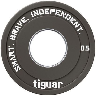 Attēls no Tiguar Talerz frakcyjny gumowy TIGUAR olimpijski 50 mm 0.5 kg