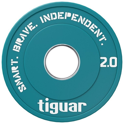 Attēls no Tiguar Talerz frakcyjny gumowy TIGUAR olimpijski 50 mm 2 kg