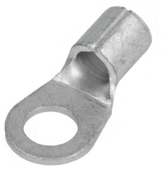 Изображение Tip: ring; M6; 10mm2; crimped; for cable; non-insulated; tinned