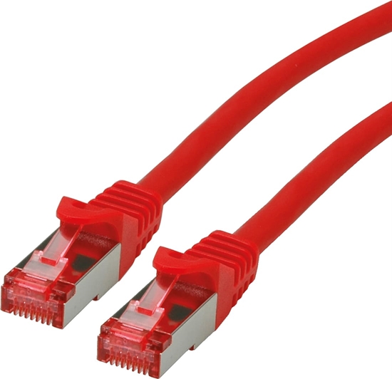 Изображение Tīkla kabelis S/FTP Cat.6, Component Level, LSOH, sarkans, 30cm, Roline