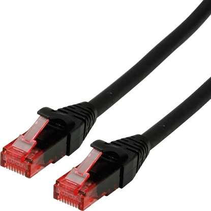 Изображение Tīkla kabelis UTP Cat.6 Component Level, LSOH, melns, 2.0m, Roline