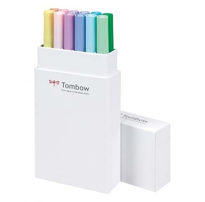 Picture of Tombow Zestaw flamastrów Dual Brush Pen 12 szt. - pastelowe