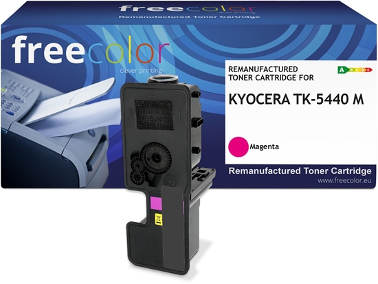 Изображение Toner Freecolor Toner Kyocera TK-5440K magenta z chipem 2400p kompatybilny