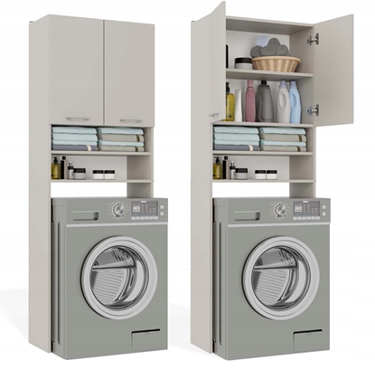 Attēls no Topeshop Szafka azienkowa na Pralk POLA DK KASZMIR BE Rega Supek 180X64X30