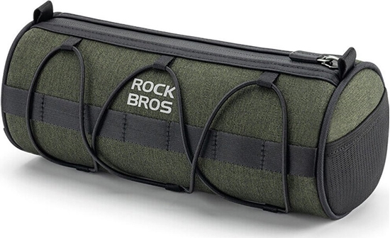 Picture of Torba rowerowa mocowana na kierownic ram pod siodeko 2l - zielona ROCKBROS