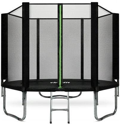 Attēls no Trampolina ogrodowa Virtufit VIRTUFIT TRAMPOLINA Z SIATK BEZPIECZESTWA 251 CM