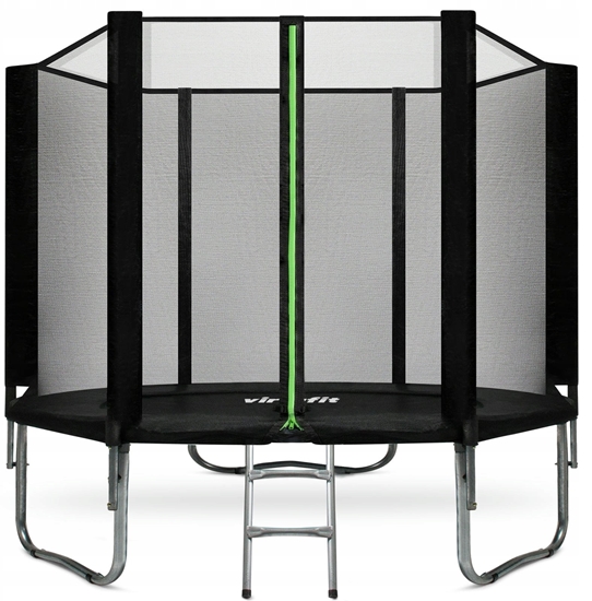 Picture of Trampolina ogrodowa Virtufit VIRTUFIT TRAMPOLINA Z SIATK BEZPIECZESTWA 251 CM