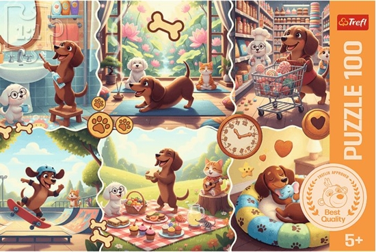 Picture of Trefl Puzzle 100 Dugi dzie jamnika TREFL