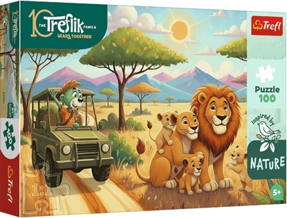 Picture of Trefl PUZZLE 100 InspiredByNature Lwy 16593