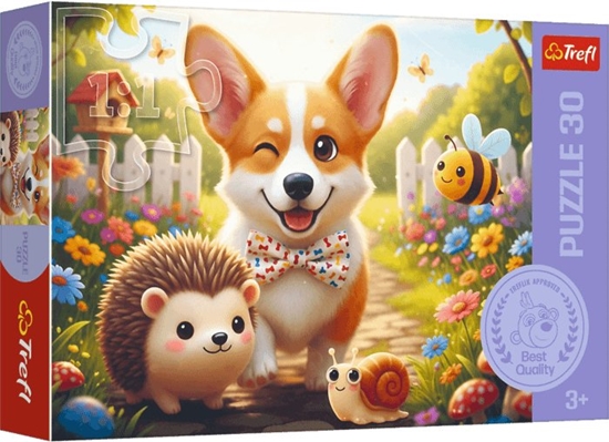 Picture of Trefl Puzzle 30 Dzie z Corgim TREFL