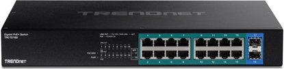 Attēls no Trendnet 18-Port Gigabit PoE+ Switch (240W)