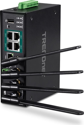 Picture of Trendnet Industrial AC1200 Wireless Gigabit PoE+ Router