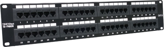 Picture of Trendnet Patchpanel 48-port Cat6 ungeschirmt 19"