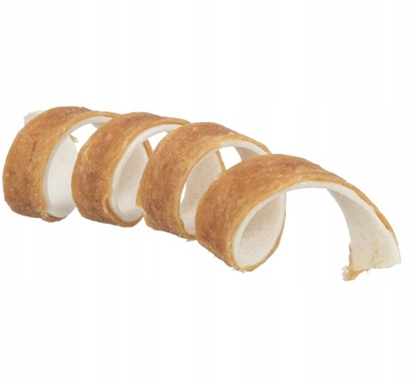 Attēls no Trixie Denta Fun Duck Chewing Curl,przysmak, dla psa, z kaczk, 12 cm, 12 g, 50szt/OPAK