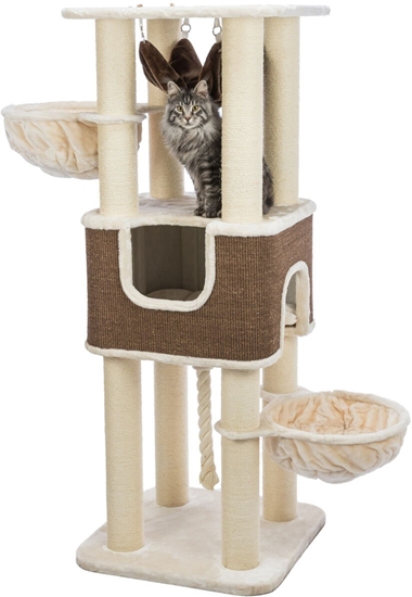 Picture of Trixie Humberto XXL, drapak stojcy, dla kota, kremowy/ciemnobrzowy, 174 cm, 2 kartony