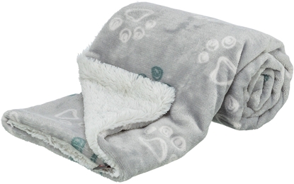 Attēls no Trixie Jimmy Soft, koc, dla psa/kota, mikki plusz, jasnoszary, 100 x 70 cm