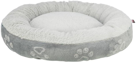 Picture of Trixie Jimmy Soft, legowisko, dla psa/kota, plusz/flanela, okrge, jasnoszare, 50 cm
