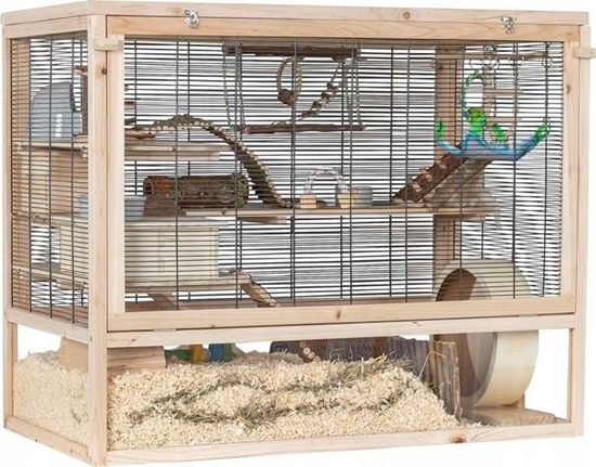 Picture of Trixie Klatka, dla myszy/chomików, drewno, 100 x 80 x 50 cm