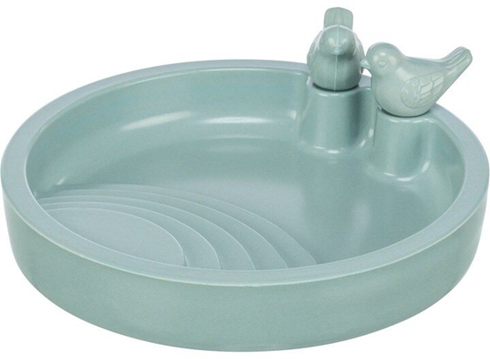 Изображение Trixie Miseczka na wod/basen, dla ptaków, bambus, melamina i skrobia kukurydziana, 1.200 ml/o 38 cm