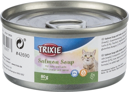 Picture of Trixie Salmon Soup treat soup dla kota kurczak i oso 80 g