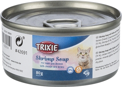 Picture of Trixie Shrimp Soup, przysmak zupa, dla kota, kurczak i krewetki, 80 g