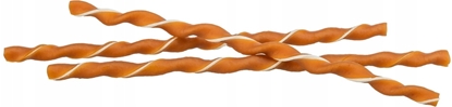 Attēls no Trixie Twisters, przysmak, dla psa, skóra surowa pokryta kurczakiem, 34cm/40g, 50szt/OPAK