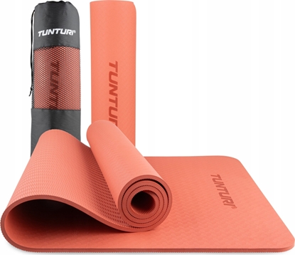 Изображение Tunturi Mata do jogi TUNTURI YOGA & FITNESS MAT 8 MM (Kolor: Róowo-zoty)