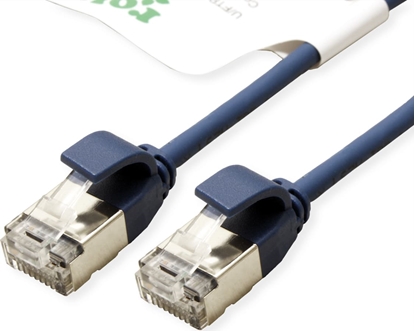 Attēls no U/FTP DataCenter Patch Cord Cat.6A, LSOH, slim, blue, 3m