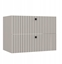 Picture of UAB KAME SZAFKA POD UMYWALK TIGO 80 2S KASZMIR 2 SZUFLADY RYFLOWANY FRONT WISZCA