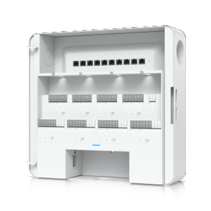 Attēls no UBIQUITI ENTERPRISE-GRADE ACCESS HUB WITH ENTRY AND EXIT CONTROL UP TO EIGHT DOORS AND BATTERY BACKUP SUPPORT